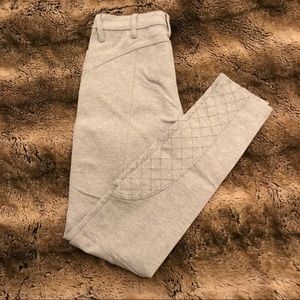 RARE Free People Grey Moto Stretch Leggings Pants